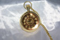 Orologio da tasca Victoria London 1901 con custodia in pelle